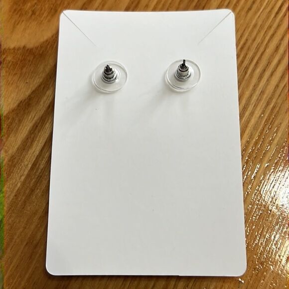 Vintage Unmarked Rhinestone Earrings - Picture 5 of 11